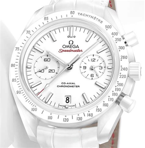 omega watch face|white face omega speedmaster.